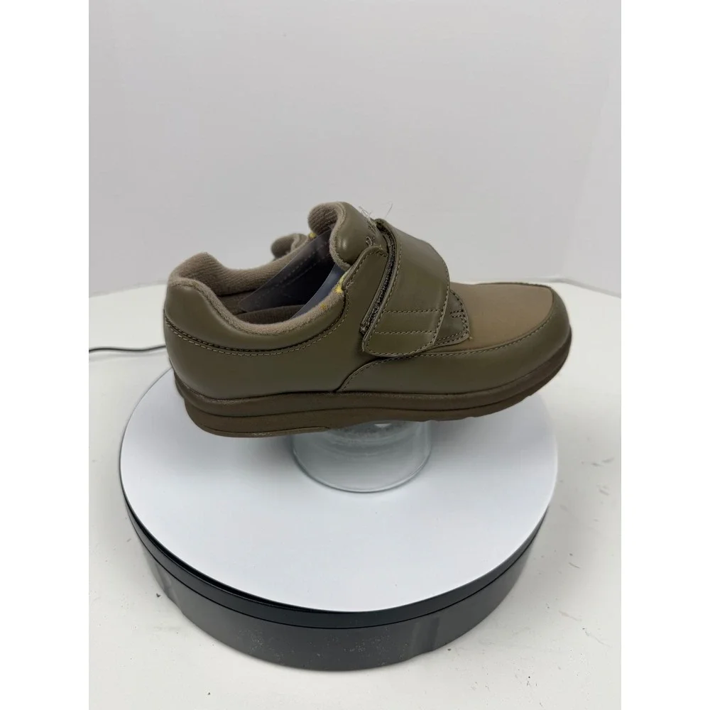 P.W. Minor Women's Tan Hook and Loop Strap Orthopedic‎ Comfort Shoes Size 5 M
